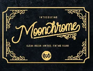 Moonchrome font