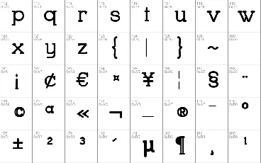 Charrington font