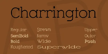 Charrington font