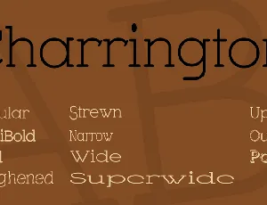 Charrington font