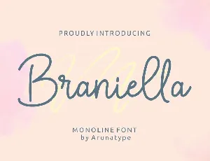 Braniella font