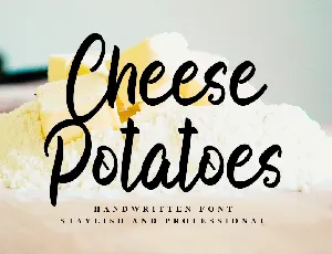 Cheese Potatoes font