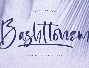 Bashttonem font