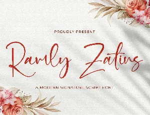 Ramly Zatins font