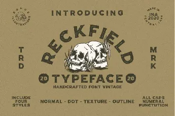 Reckfield Display Typeface font