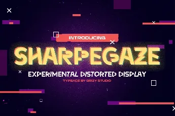 Sharpegaze font