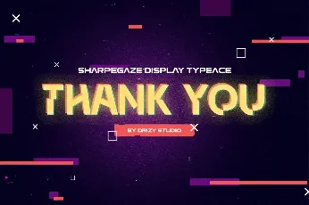 Sharpegaze font