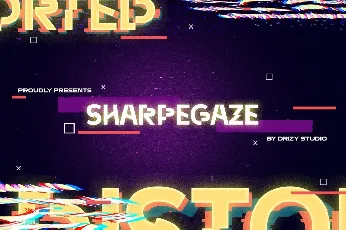 Sharpegaze font