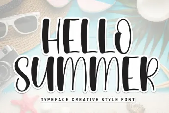 Hallo Summer Display font