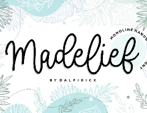 Madelief font