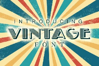 Vintage font