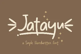 Jatayu font