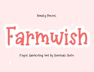 Farmwish font