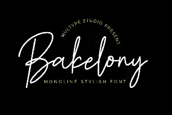 Bakelony font