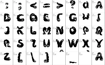 Wibbles font