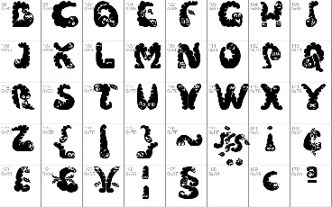 Wibbles font