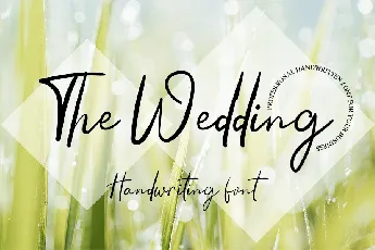 The Wedding font