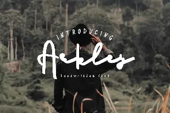 Arkley Script font