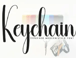 Keychain Script Typeface font