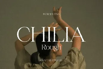 Chilia Rough font