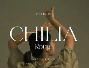 Chilia Rough font