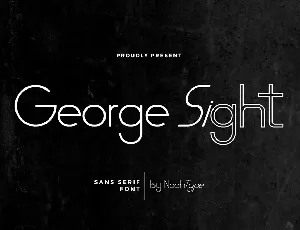 George Sight Demo font