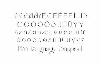 Acrylatte Demo font