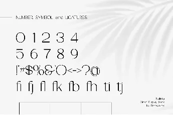 Nalieta font