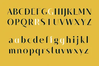 Modestic display font