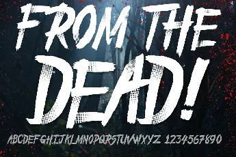 From_the_Dead font