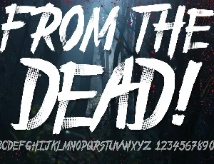 From_the_Dead font