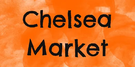 Chelsea Market font