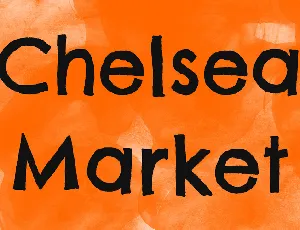 Chelsea Market font