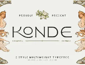 Konde font