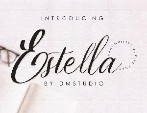 Estella Script font