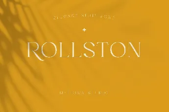 Rollston font