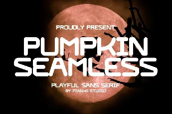 Pumpkin Seamless font