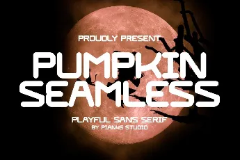 Pumpkin Seamless font