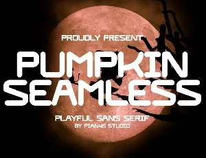 Pumpkin Seamless font