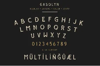 Gasolyn Free font