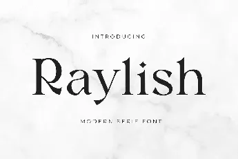 Raylish font