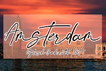 Amsterdam Handwritten font