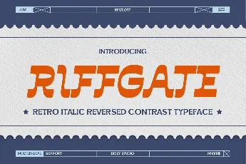 Riffgate font