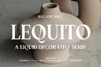 Lequito font