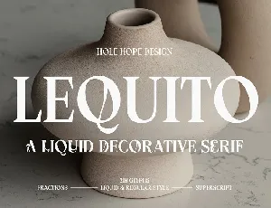 Lequito font