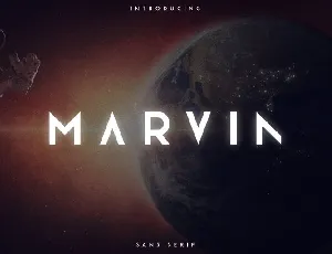 Marvin Sans Serif Typeface font