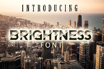 Brightness font