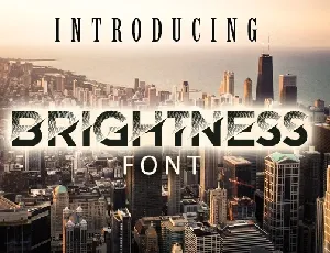 Brightness font