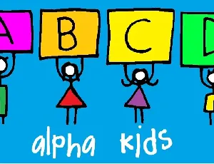 Alpha Kids font