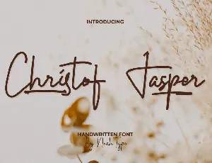 Christof Jasper Demo font